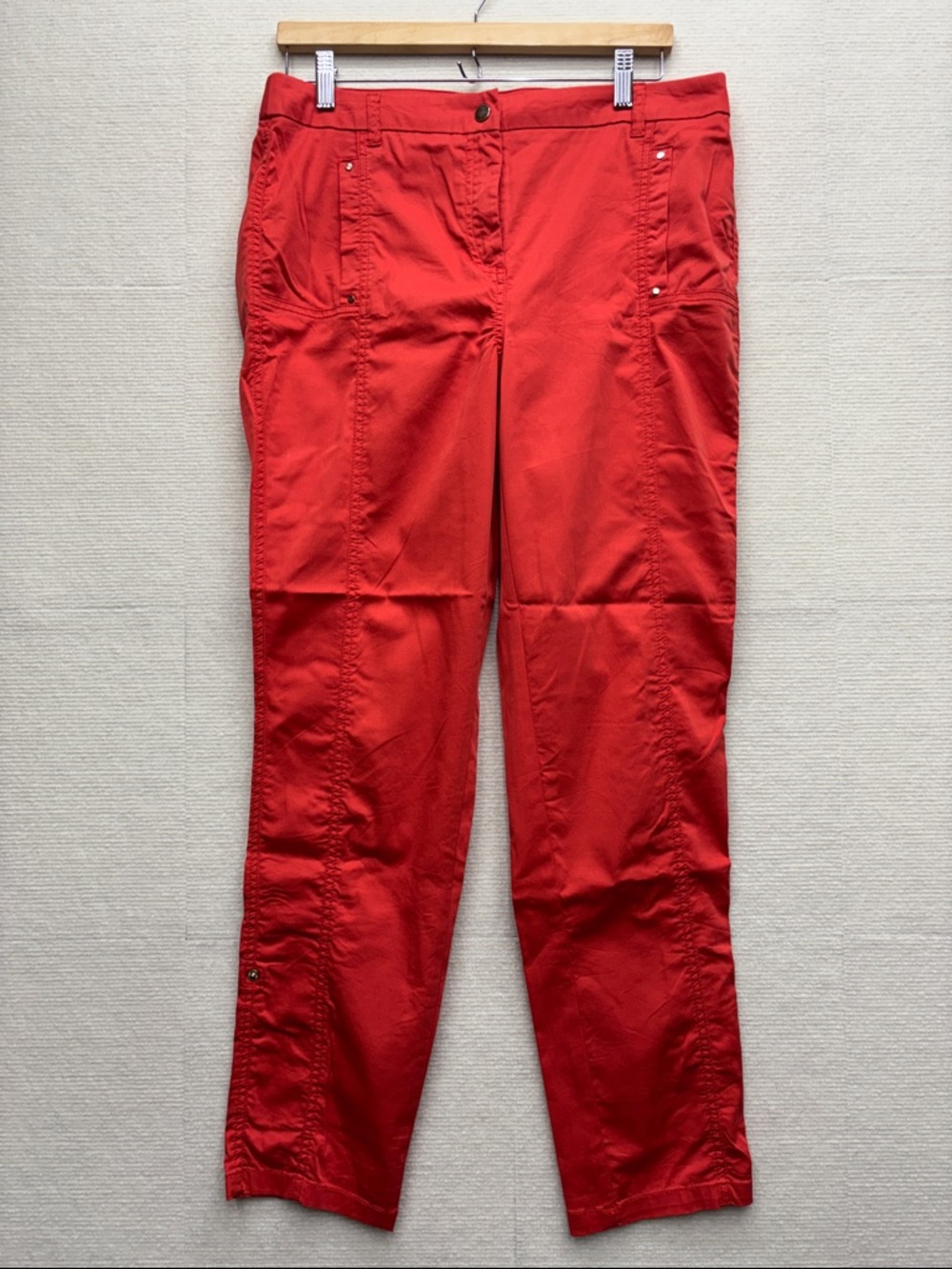 Chico’s | ankle 1 Bright Red orange Casual Pants